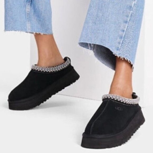 UGG Tazz Slip-On Platform Flats Slippers Women Size 11 - Picture 1 of 10